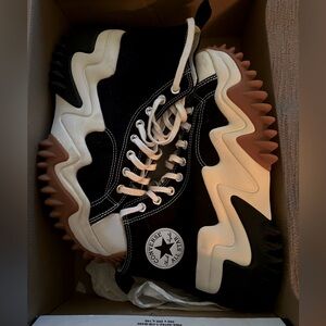 Converse Run Star Motion Black White Gum M Size 10 W 11.5